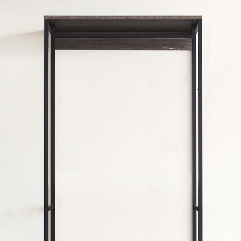 Walk-in en bois et métal, Gris