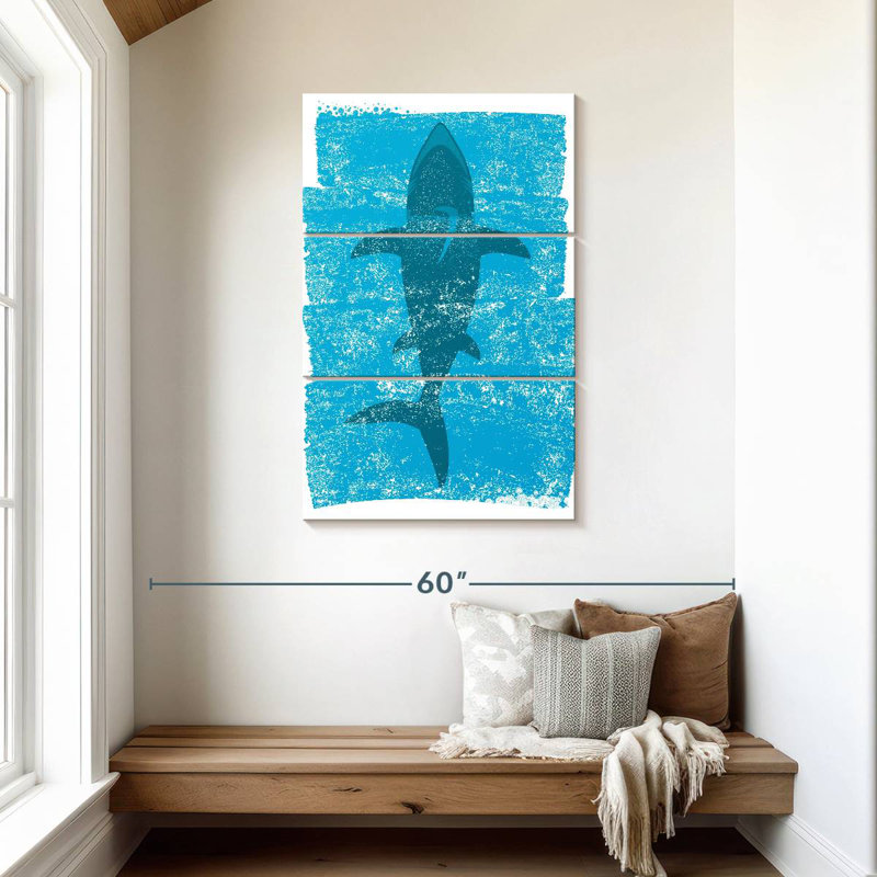 Brampt Simple Shark, 45" H x 28" W