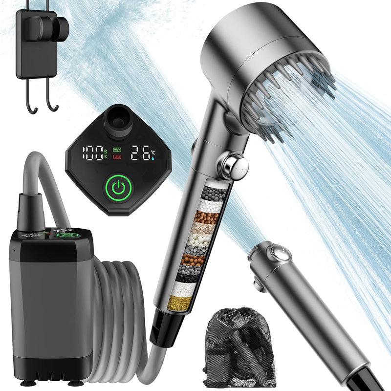 Mise à niveau de la douche de camping portable