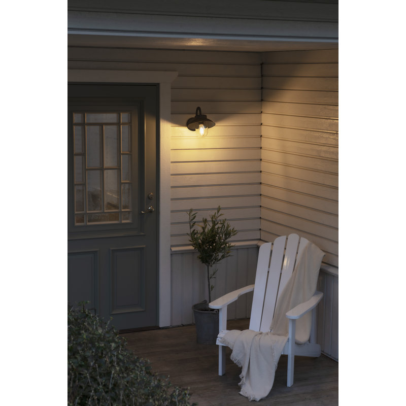 Vega Mini Outdoor Wall Light, Black