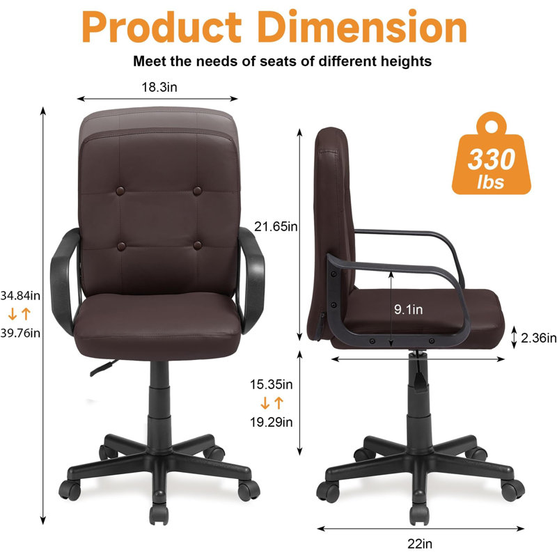Fauteuil de bureau Latayah, Café