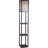 3-SHELF WITH FLOWER SHADE FLOOR Lamp