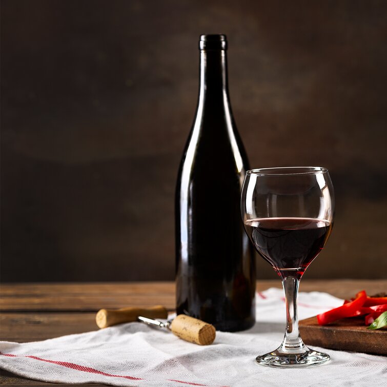 Latitude Run® 4 Piece 6.76 oz. Red Wine Glass Set & Reviews