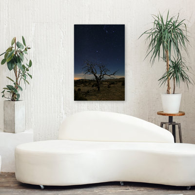 Mohave At Night No. 1 - Landscapes Celestial Desert Art
