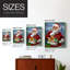 «Quiet Santa», reproduction encadrée - bois massif-625447041-625447039