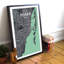 « miami city map », reproduction d’impression sur affiche en rêve-31736414