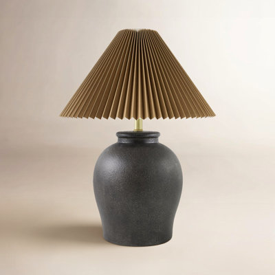 Chemise 22" Ceramic Table Lamp