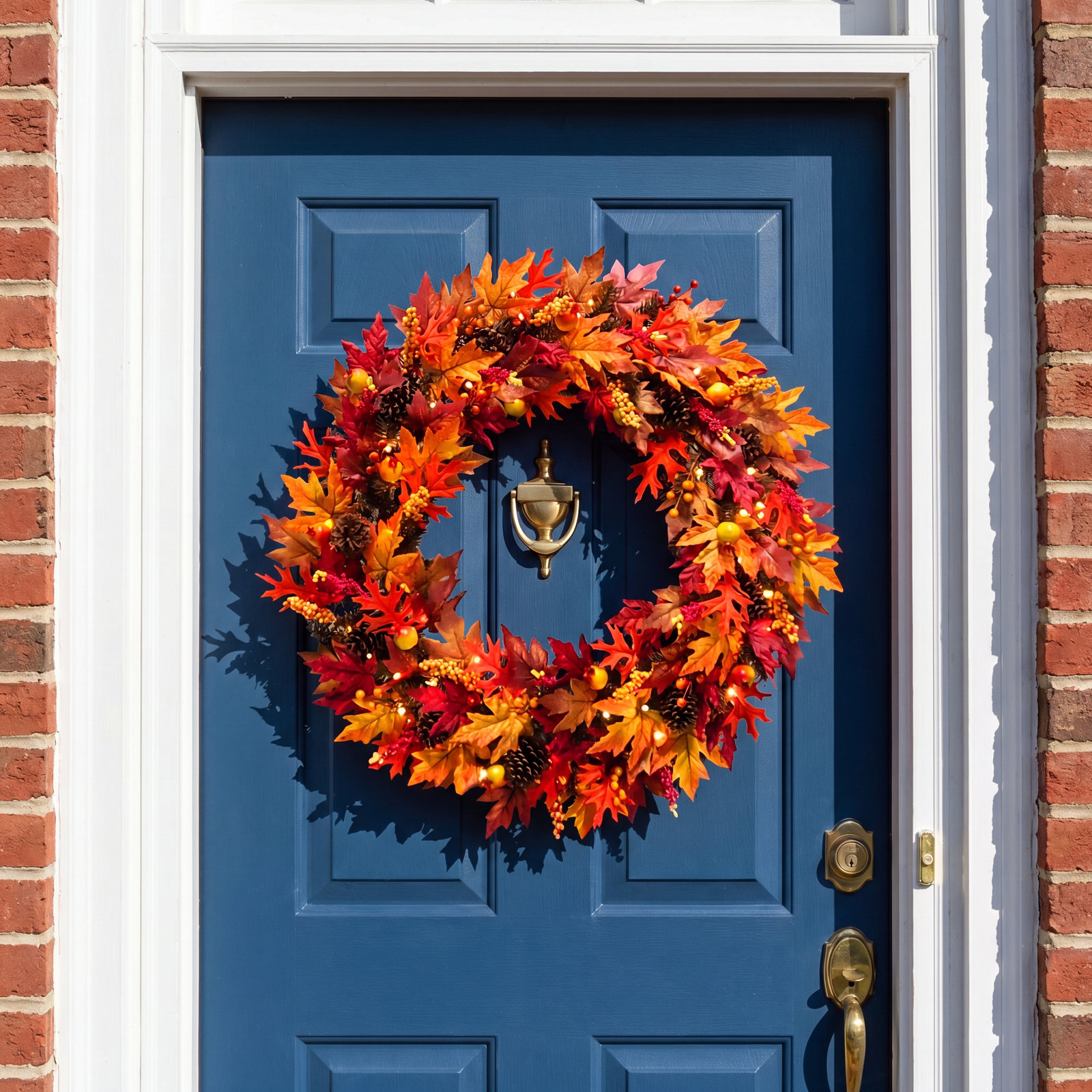 The Holiday Aisle® 36" Maple Pre-Lit Wreath