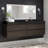 Golitz 71 " W Wall Mounted Wall Mounted 2 Double Vanity Bathroom Vanity With Stainless Steel Top-1822465571