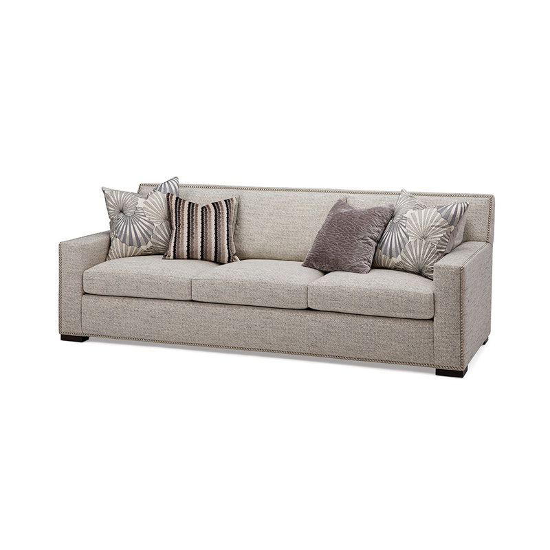 Charles Sofa, Ebony, Rollo Fog