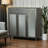 Andrew 10 Pair Shoe Storage Cabinet with 3 Doors & 1 Drawer, 45.16" H X 45.16" W X 14.32"D