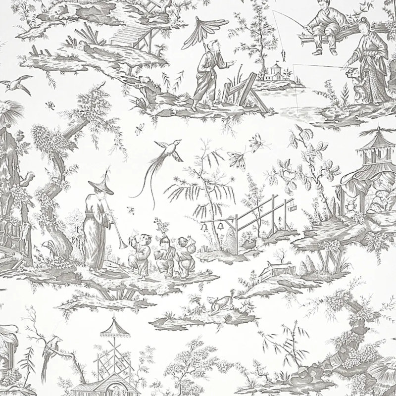 Papier peint Shengyou Toile, gris