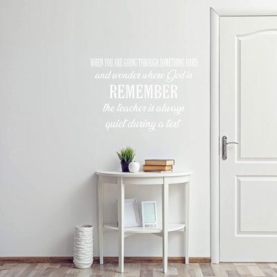 Text & Numbers Non-Wall Damaging Wall Decal