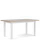 Lana Dining Set With Four Leg Table And Striped Side Chairs