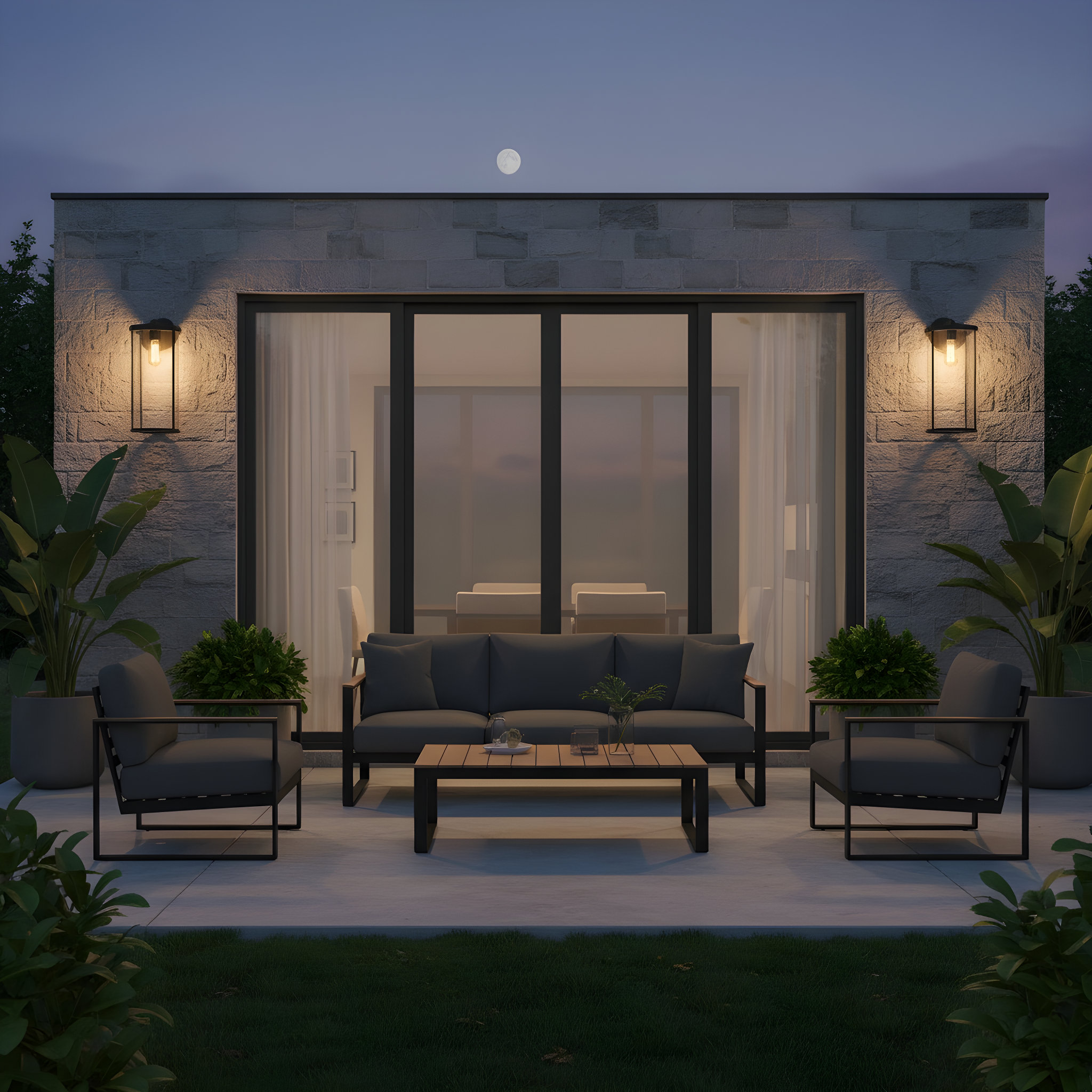 Generation Lighting by Visual Comfort Luning Modern Dimmable 1-Light ...