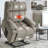 Dual Motor Infinite Position Up To 350 Lbs Power Lift Recliner Chair, Heavy Duty Motion Mechanism With 8-Point Vibration Massage And Lumbar Heating, Dual Cup Holders-1729736484