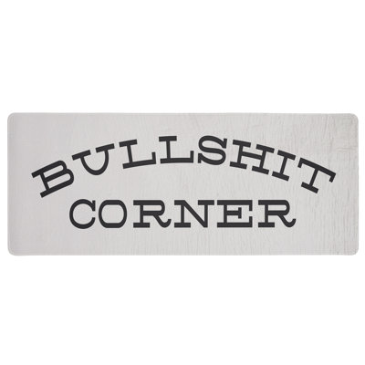 Tapis de bureau Bullsh * t, imprimé par Lil 'Rue