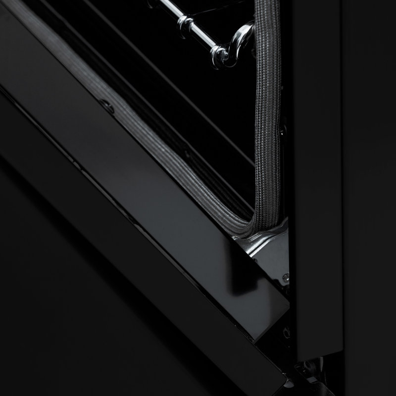 ZLINE Autograph 60" Legacy Dual Fuel Range, Black Stainless Steel and Gold