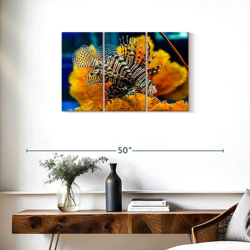 Saltwater Fish, 20" H x 33" W