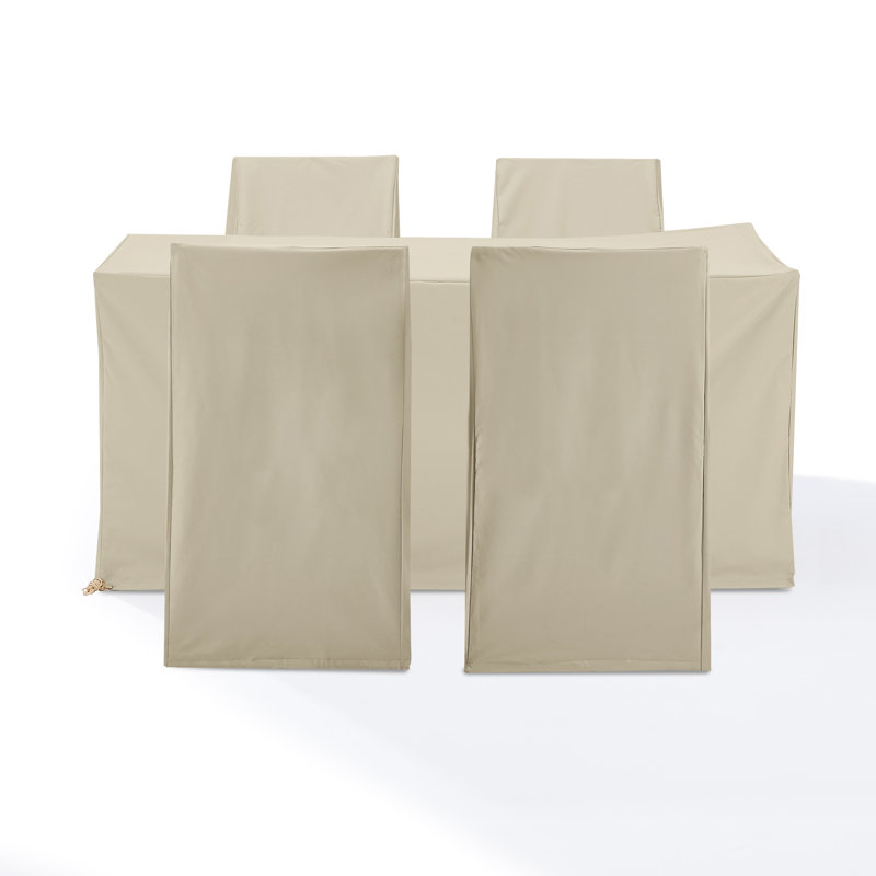 Outdoor Patio Dining Set Cover, Tan
