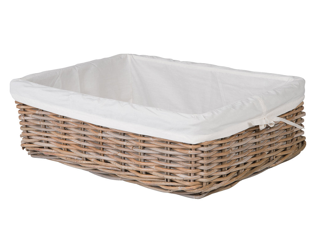 Beachcrest Home™ Ayriauna Rattan Basket Beachcrest Home™