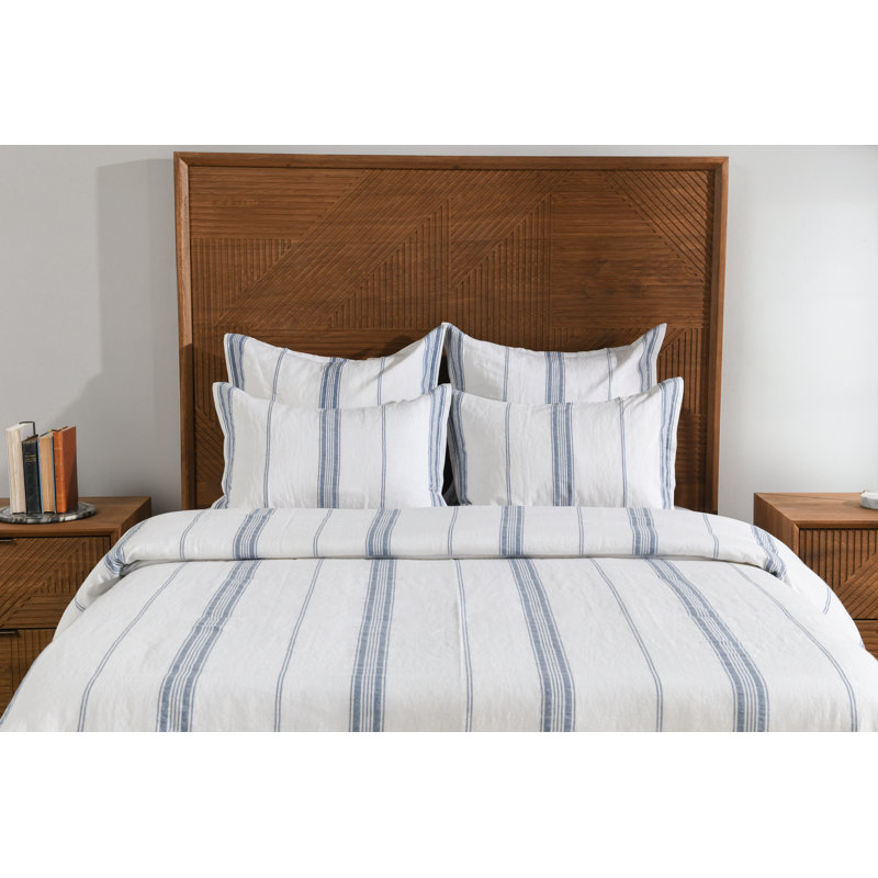 Brooke Duvet Cover, Queen Duvet Cover, Green