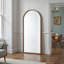 Solid Wood Arch Mirror