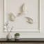  Décoration murale 3 pièces en résine de quartz Elysia, blanc, résine, style contemporain et moderne