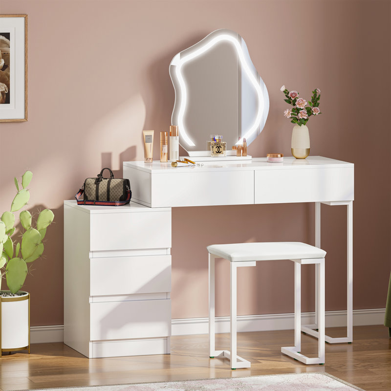 Brenia Dressing Table with Mirror