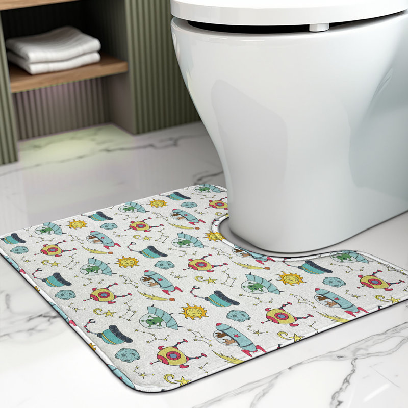 Tapis de salle de bain en U Alien