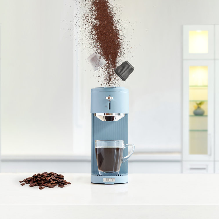 Haden Single-Serve Capsule Coffee Maker - Black & Copper