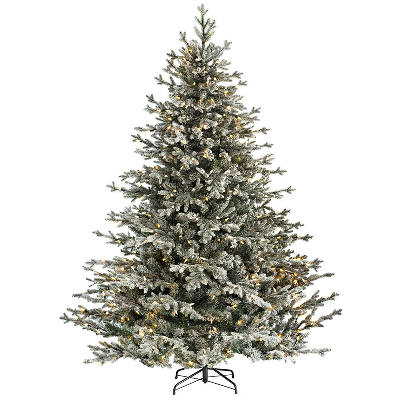 Lighted Artificial Fir Christmas Tree, 182.88cm H x 124.46cm W x 124.46cm D