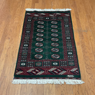 Tapis en laine Bokhara fabriqué à la main