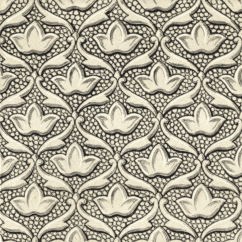 Ornamental Tile Motif IV - Wrapped Canvas Art Prints, 91cm H x 91cm W x 3.8cm D
