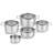 Fissler Pure Collection Stainless Steel Set 9 Piece with Glass Lid
