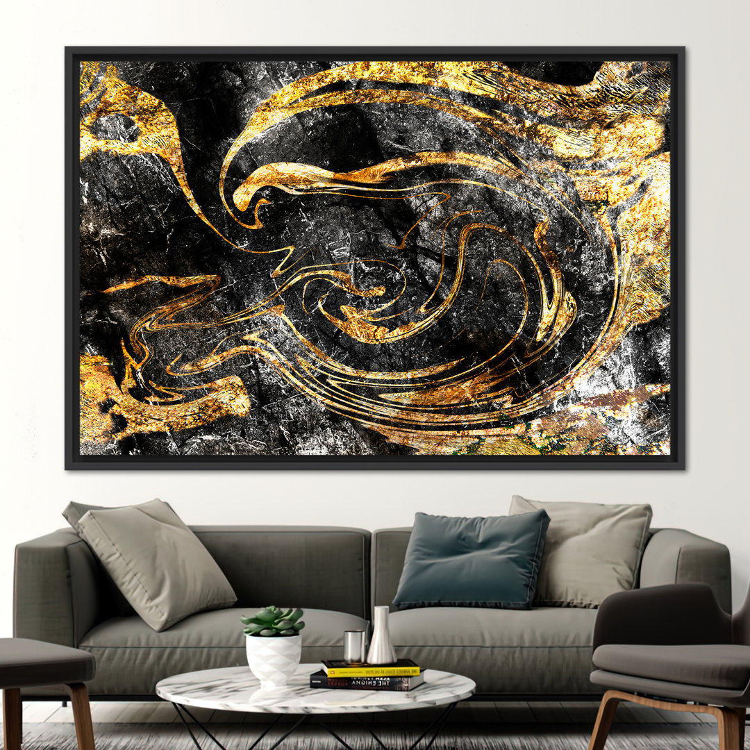 Modern Abstract Art Print on Canvas - Marble Fashion Wall Decor