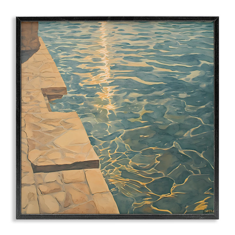 Giclée encadrée par Sunlit, Giclée encadrée noir minuit, H 12 po x l 12 po