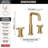 Nicoli Widespread Bathroom Faucet 3 Hole, 2-handle Bathroom Sink Faucet with Drain Assembly-91127316