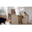 Bertie 63"W Mid-Century Modern Dining Table with A Hidden Extension Board-246804914