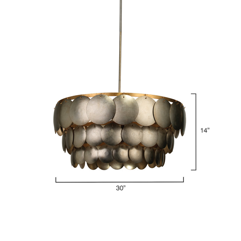 Nefertari 4 - Light Tiered Chandelier