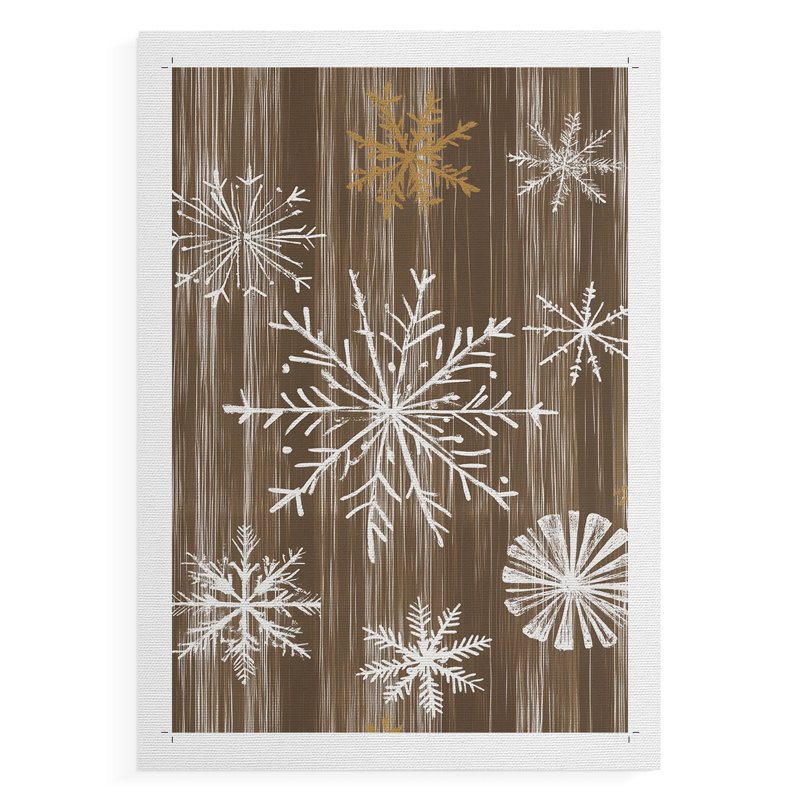 Christmas Holiday Art LVI - Impression sur toile seulement - NON-CADRE, H 48 po x l 32 po