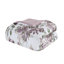 Grand édredon avec draps - taupe, imprimé floral mauve-129124691