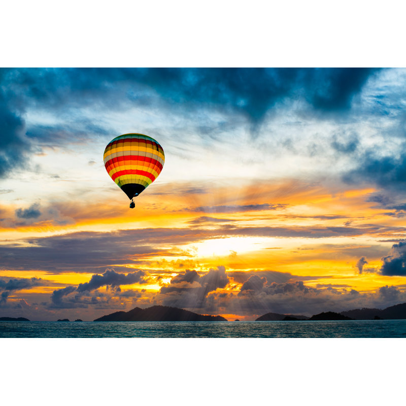 Hot Air Balloon - Wrapped Canvas Print, 61cm H x 91cm W x 3.8cm D