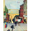 «San Francisco Cable Car» par Mead Schaeffer, reproduction sur toile tendue-15880930