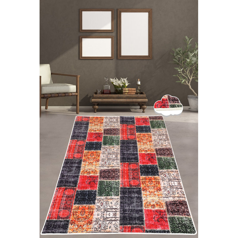 Premium Hall Carpet, 100% Polyester, 39.4 x 78.7 Inches | 4 mm Pile Height, 10 mm Total Thickness | Antibacterial, Non-Slip Underside, Machine Washable | Perfect for Entryway, Living Room & Home Décor