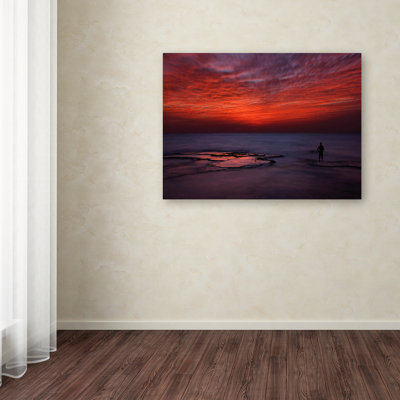 « red sky », impression sur toile tendue
