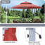 Parasol en porte-à-faux octogonal avec base 129,92 po Rosolina-996928428