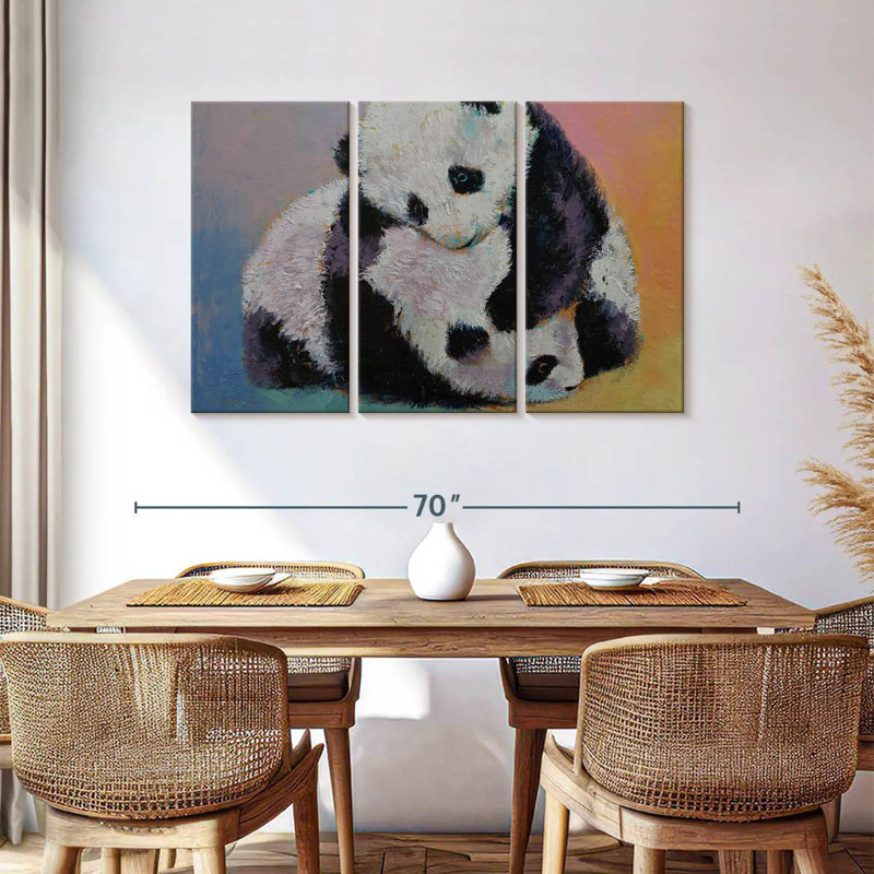 Brampt Baby Panda Rumble, 36" H x 57" W