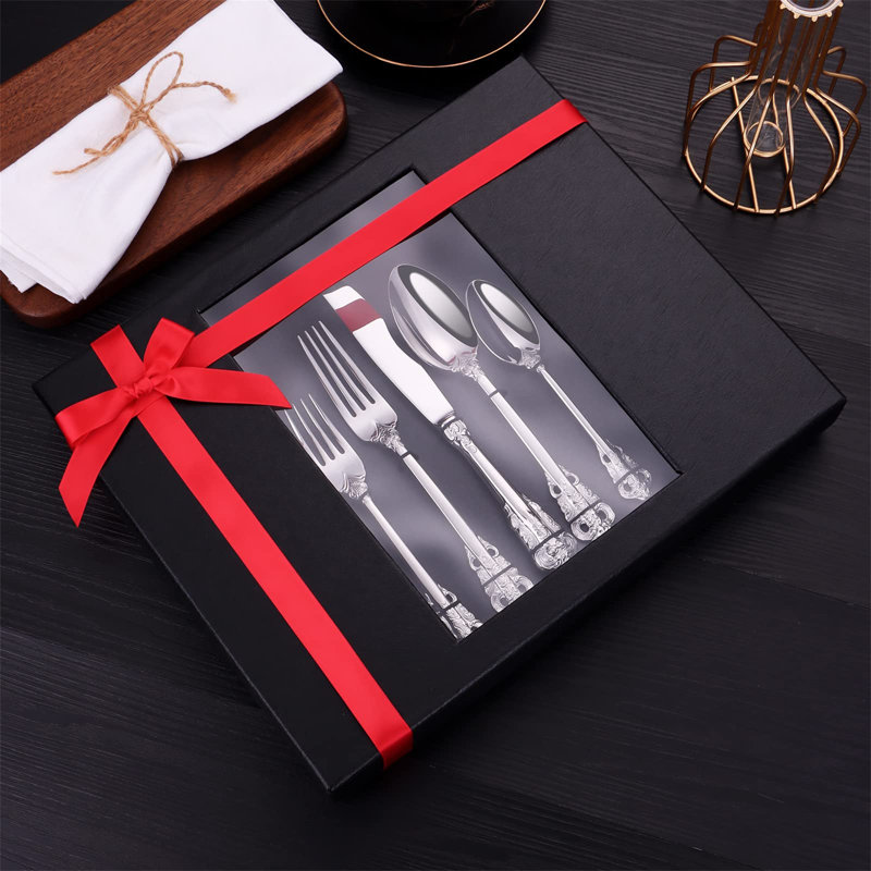 Astoria Grand Palen 20 Piece Stainless Steel Cutlery Set , Service for 4