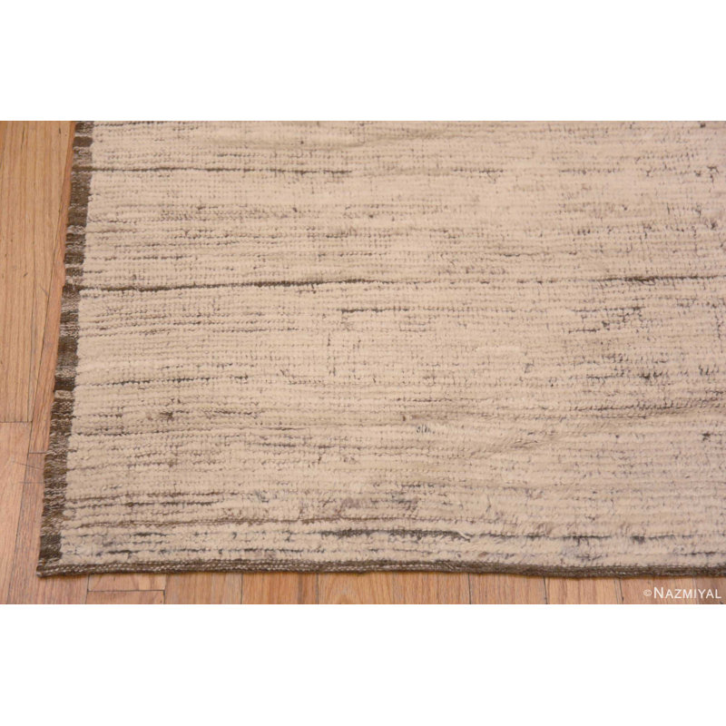 Tapis de couloir abstrait abstrait ivoire